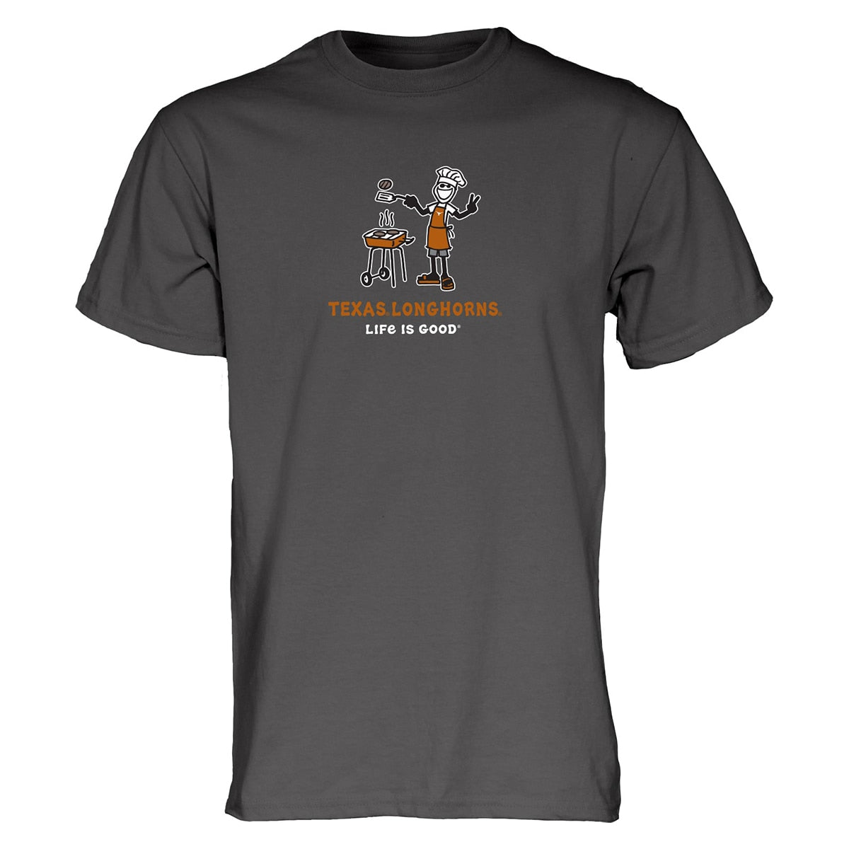 Life is Good Texas Longhorns Jake Cookout 2 Tee