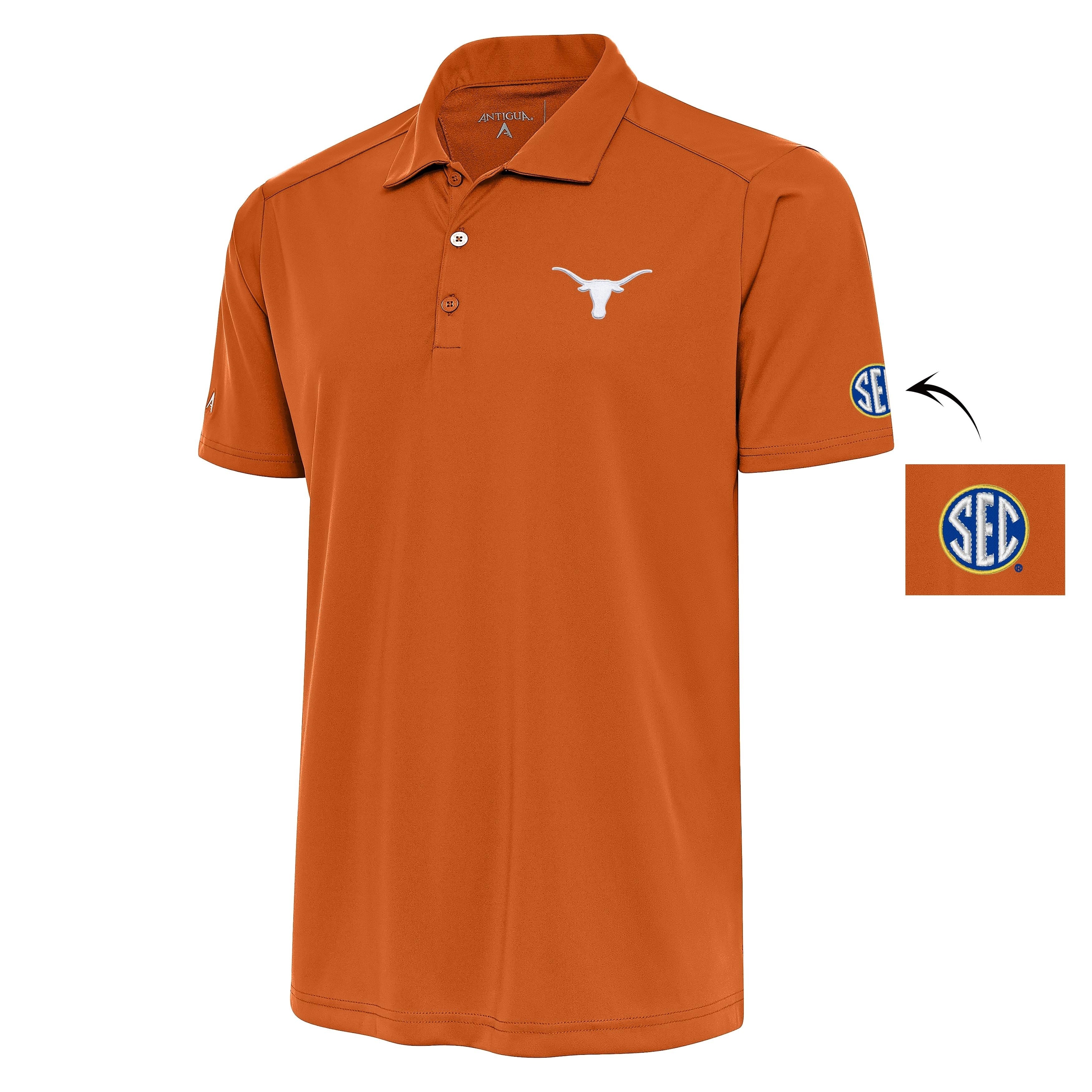 Antigua Texas Longhorns SEC Tribute Polo
