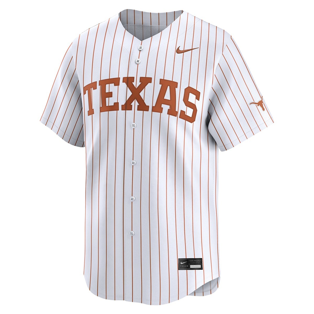 Custom NIL Nike Texas Longhorns Baseball Stripe Jersey
