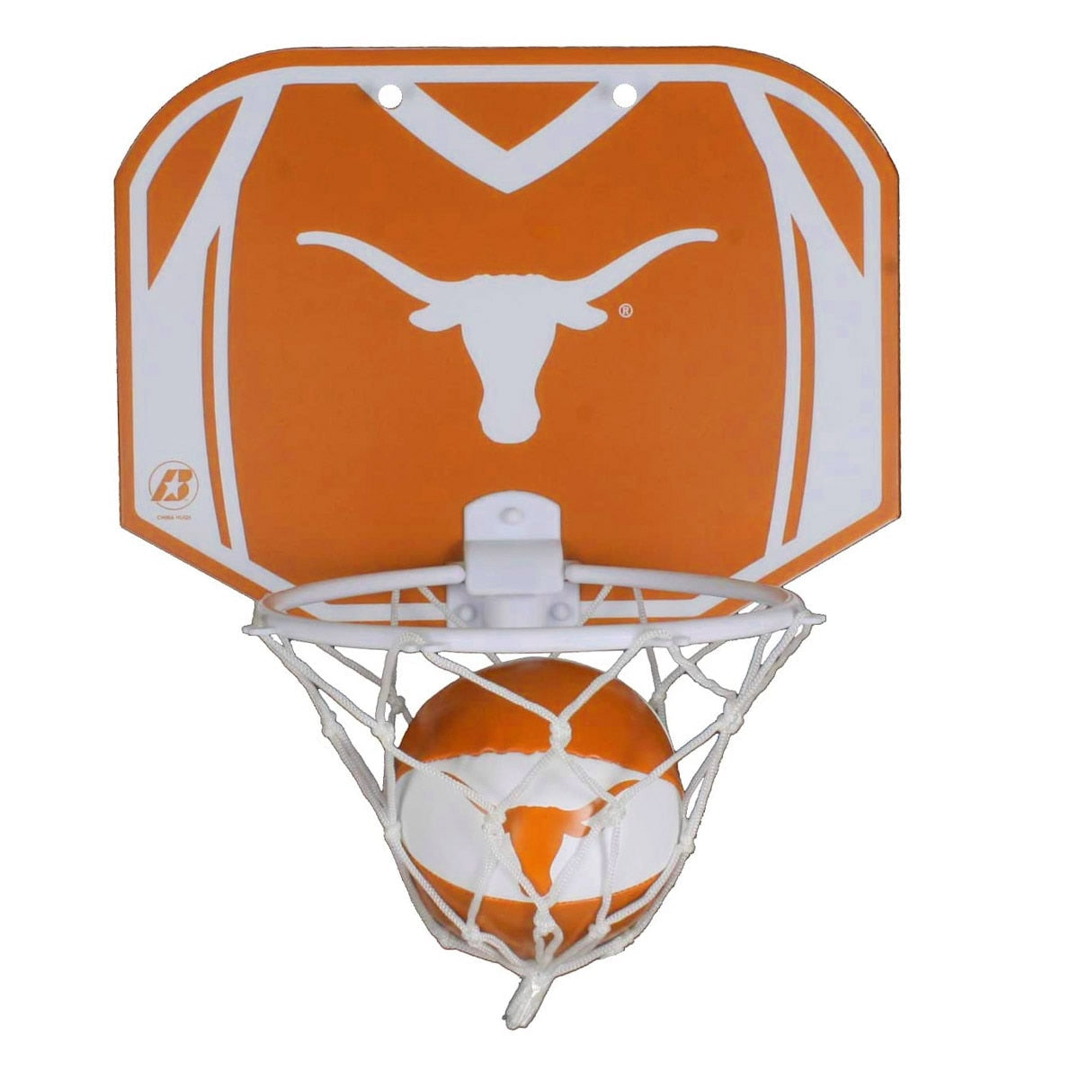 Longhorn Basketball and Hoop Set