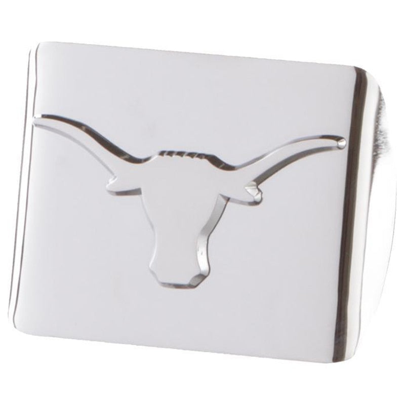Chrome Longhorn Hitch Cover