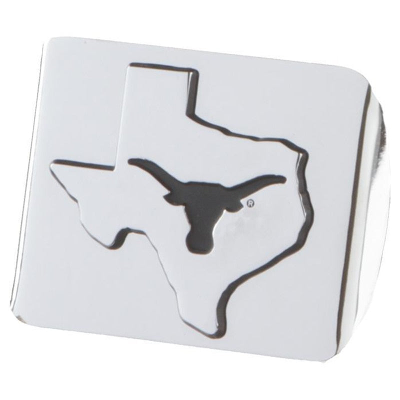 Longhorn State of Texas Chrome Hitch Cover