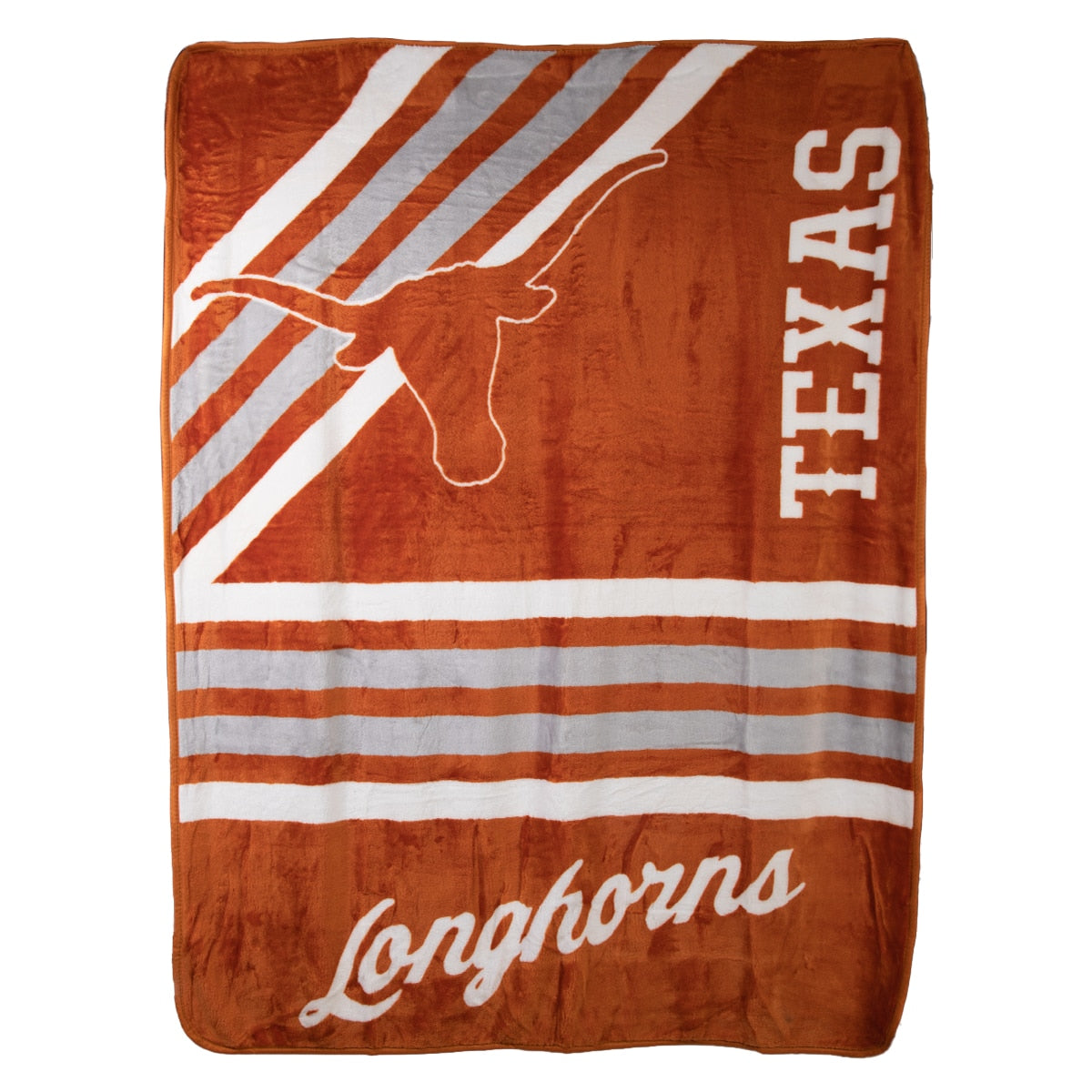 Texas Longhorns Raschel Throw Striped Blanket