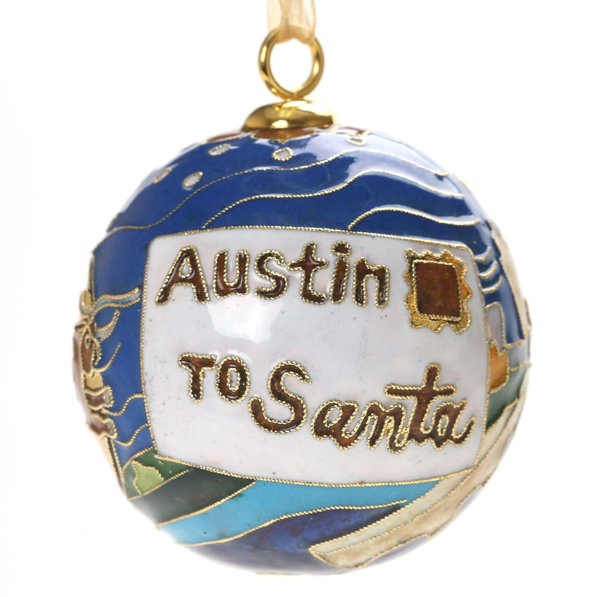 Kitty Keller Austin Letters to Santa Ornament