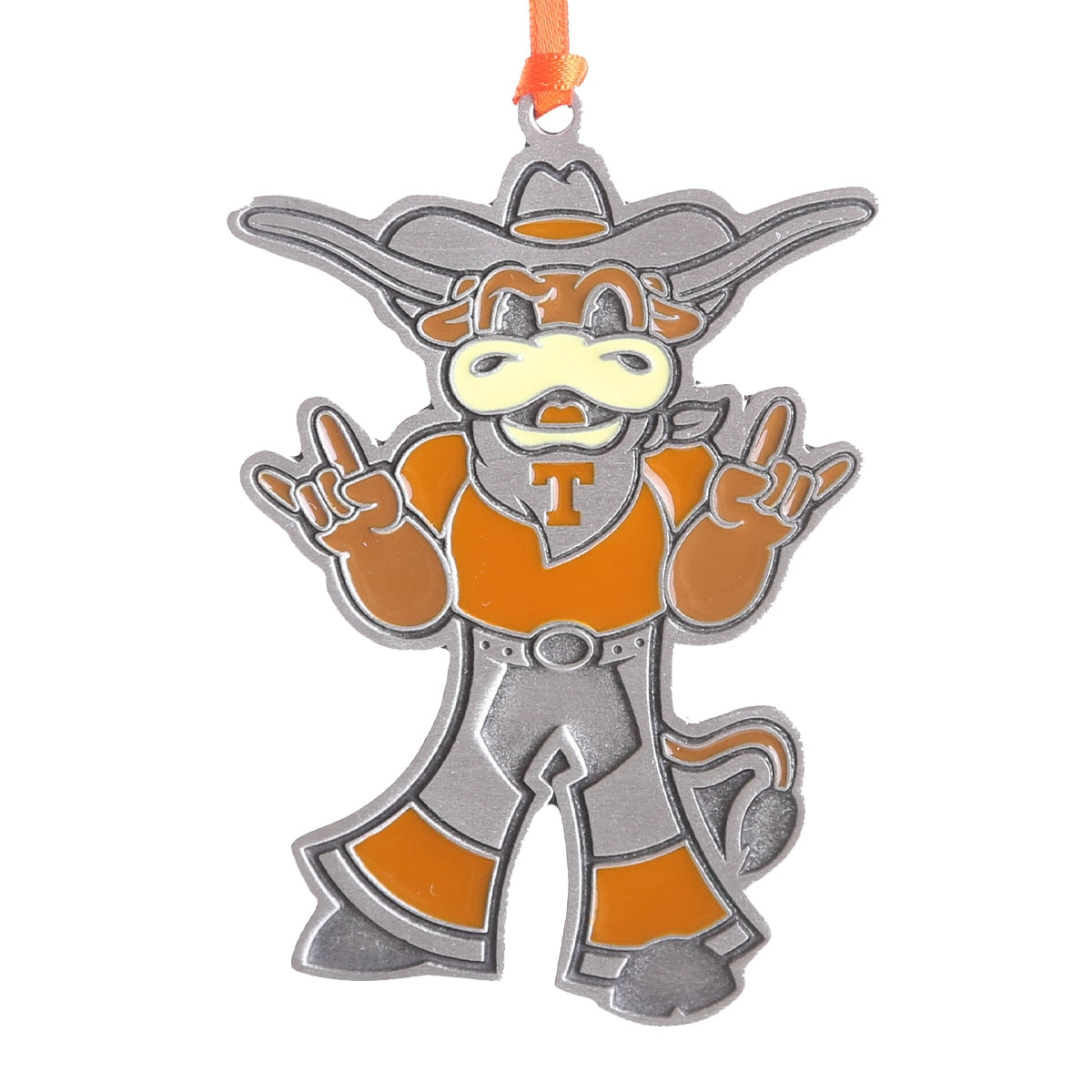 University of Texas Mascot Pewter Ornament