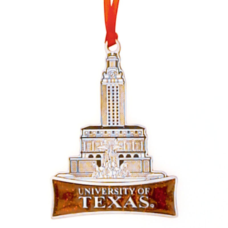 Pewter UT Tower Ornament
