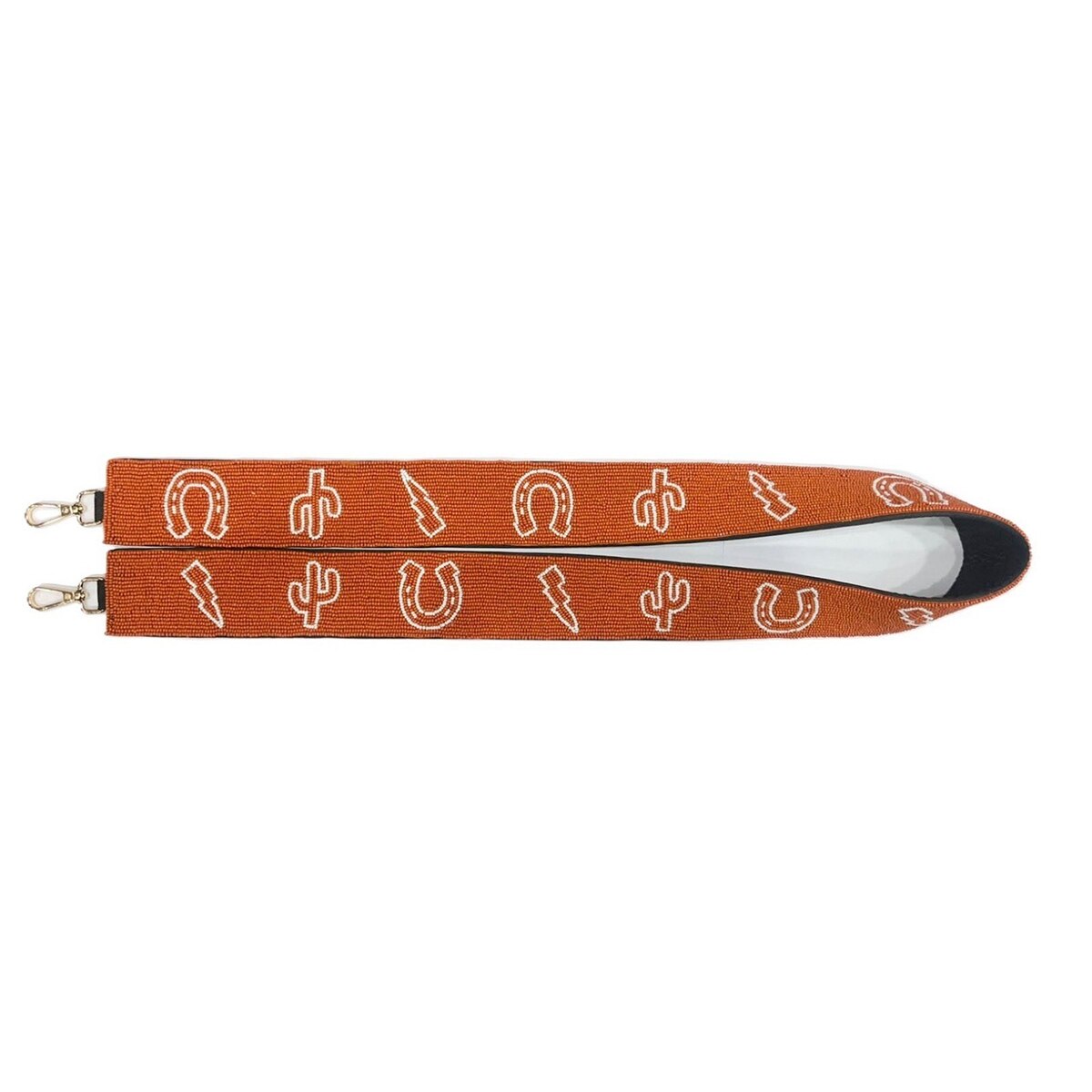 Texas Longhorns Western Beaded Bag Strap