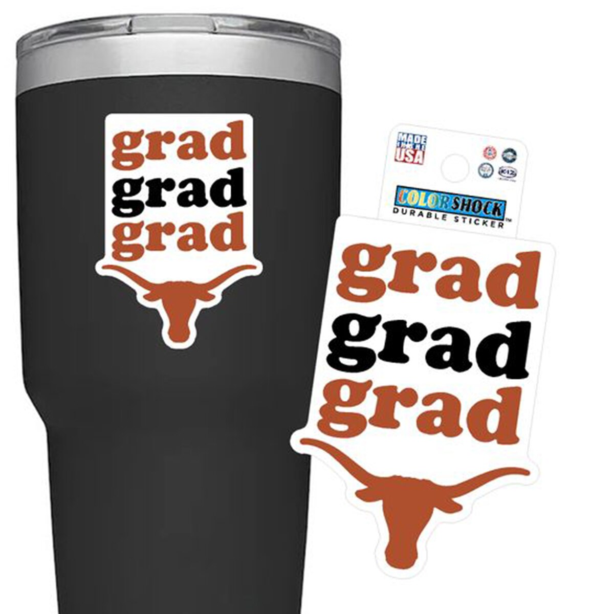 University of Texas Grad Repeat Sticker