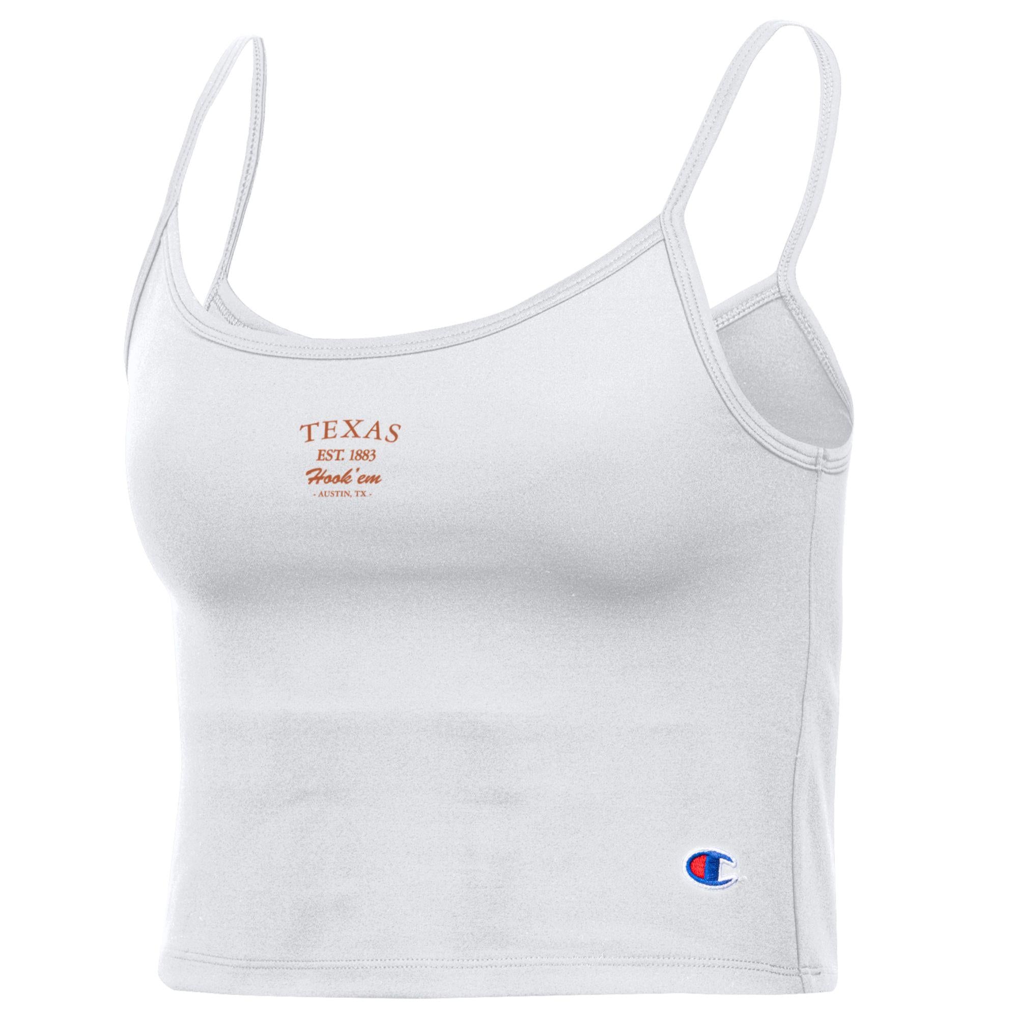Champion Texas Longhorns Strappy Crop Tank