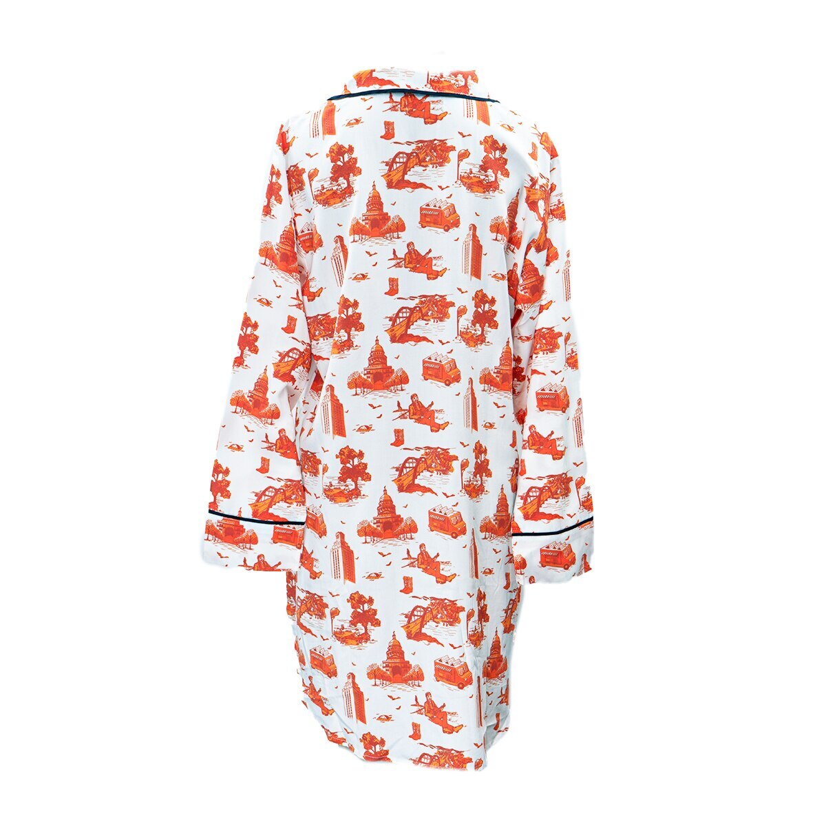 Texas Exes Katie Kime Toile Sleep Dress